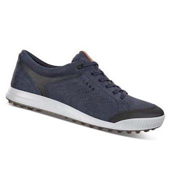 Men's Ecco M Street Retro Golf Shoes Blue | Canada 552UZG